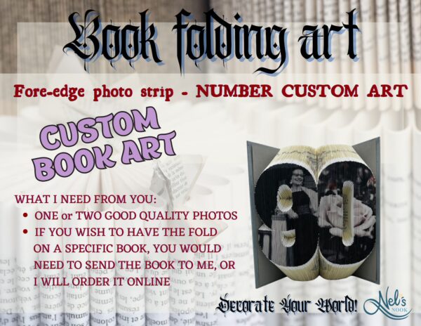 CUSTOM BOOK ART FOR ANY BIRTHDAY CELEBRATION