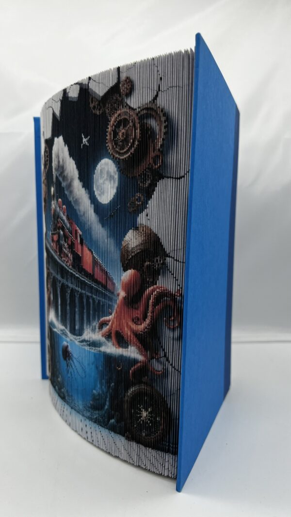 3D TRAIN - BOOK FOLDING PATTERN