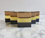 Charcoal, Honey and Coffee soap/Savon au charbon, miel et café