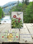 Soap ~Triple Butters Hand Painted 90g -Island Breeze Scent