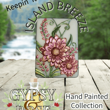 Soap ~Triple Butters Hand Painted 90g -Island Breeze Scent