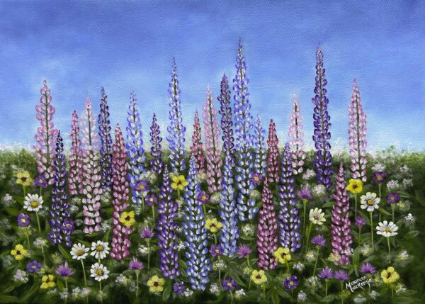 Field of Lupines Print
