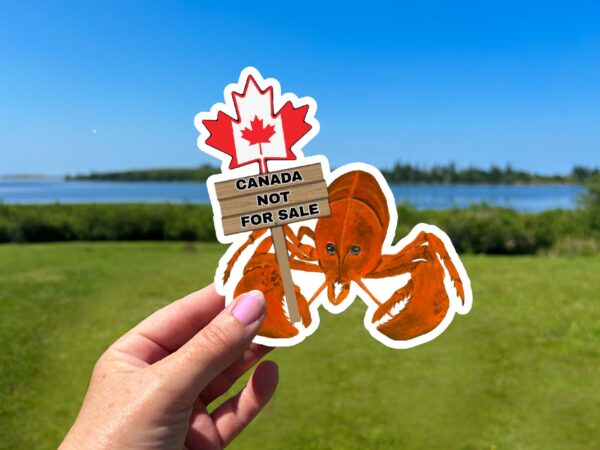 Canada Is Not For Sale Vinyl Sticker