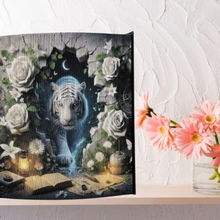 3D TIGER - BOOK FOLDING PATTERN - Digital Download