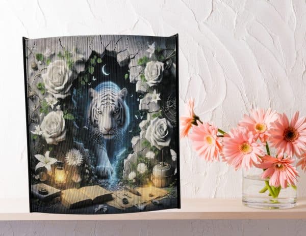 3D TIGER - BOOK FOLDING PATTERN - Digital Download
