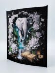 3D ELEPHANT BOOK ART - FINISHED BOOK ART