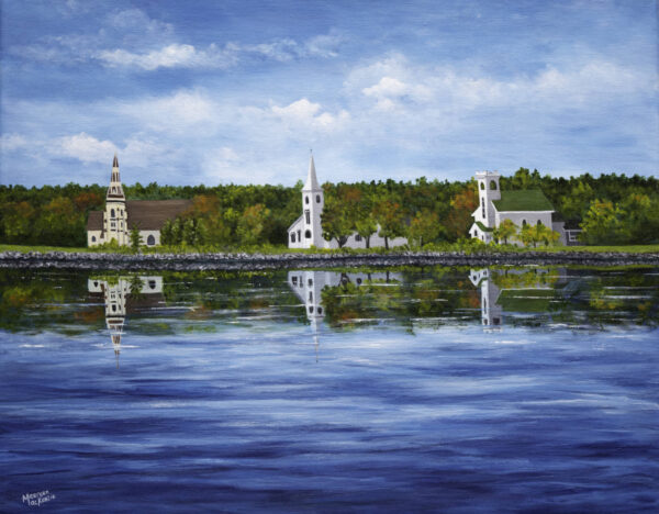 Three Churches Mahone Bay Print