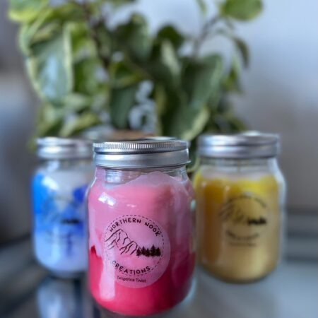 Tie Dye Candles