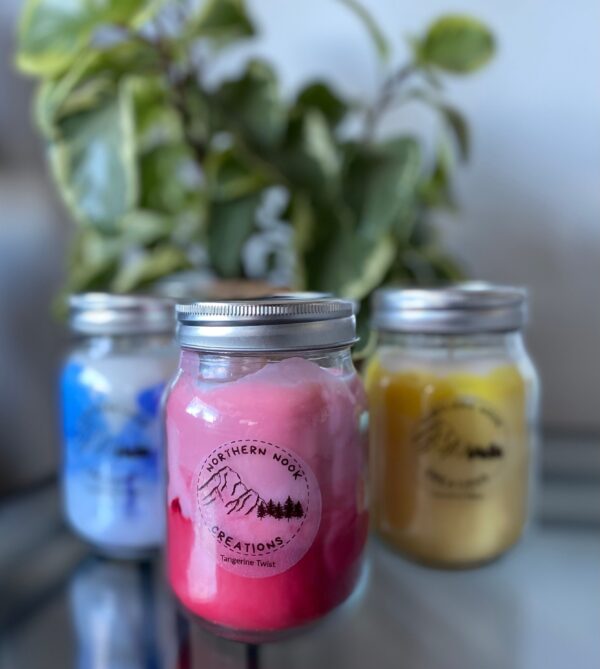 Tie Dye Candles