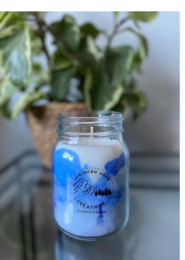 Tie Dye Candles