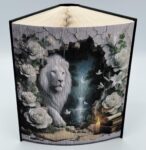 3D LION - BOOK FOLDING PATTERN - Digital Download