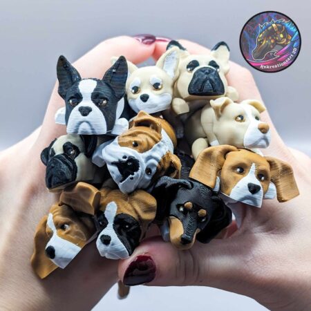 Wiggly Pup Flexible Dog Keychain - Choose From Dozens Of Breeds