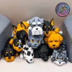 Wiggly Pup Flexible Dog Keychain - Choose From Dozens Of Breeds