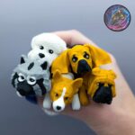 Wiggly Pup Flexible Dog Keychain - Choose From Dozens Of Breeds