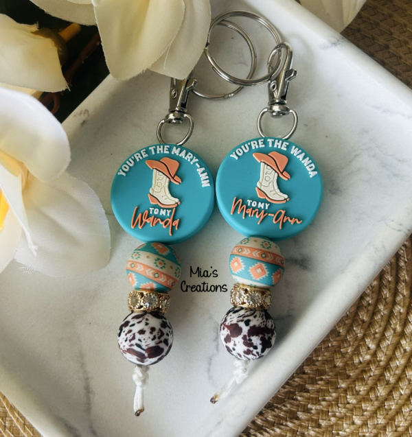 Mary-Ann & Wanda Key Chains | Mary-Ann and Wanda | Best Friend Key Chains | Best Friends | Goodbye Earl Key Chains |