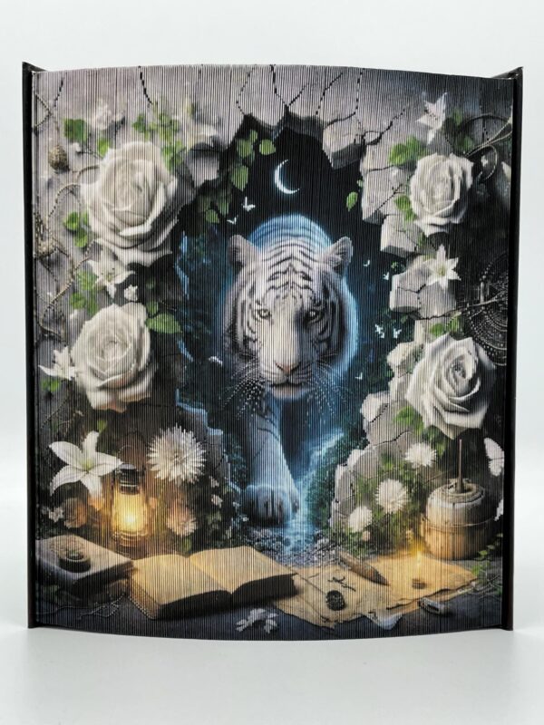 3D TIGER - BOOK FOLDING PATTERN - Digital Download