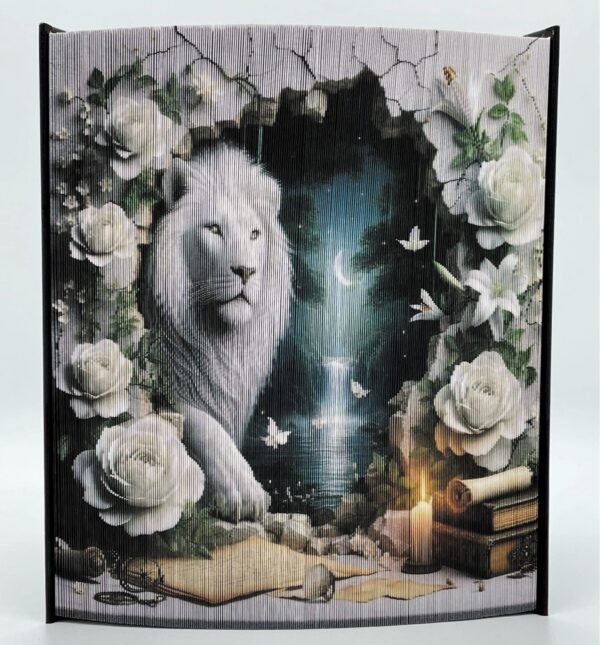 3D LION - BOOK FOLDING PATTERN - Digital Download