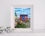 Yarmouth Red Shed and Buoy Wall Print