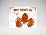 Cute Lobster Father's Day Card