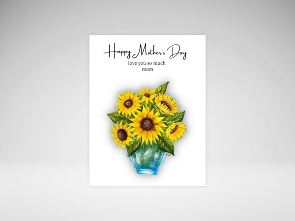 Bouquet of Sunflowers Mother's Day Card