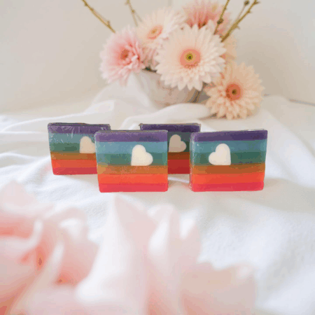 Bridal Shower Rainbow Soap Favour - Personalized