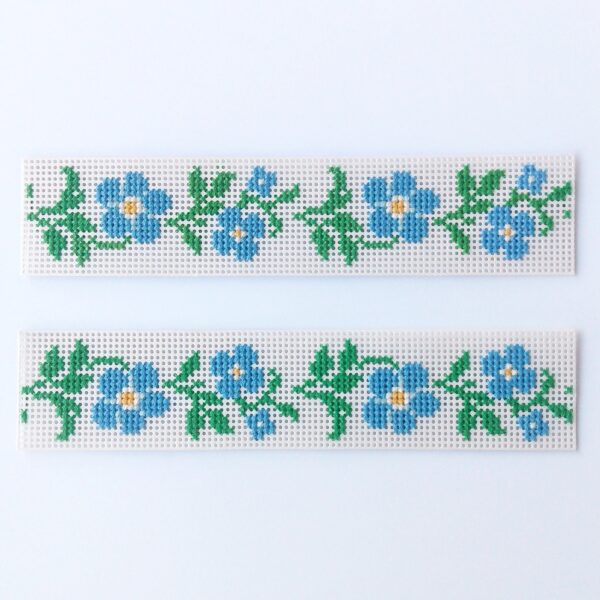 Forget-me-nots Cross Stitch Bookmark PDF - Digital Download
