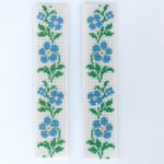Forget-me-nots Cross Stitch Bookmark PDF - Digital Download