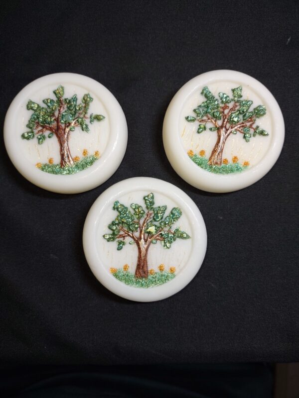 Soap ~Triple Butters Hand Painted 90g -Island Breeze Scent