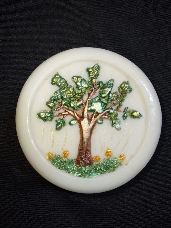 Soap ~Triple Butters Hand Painted 90g -Island Breeze Scent