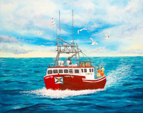 Nova Scotia Lobster Boat Print