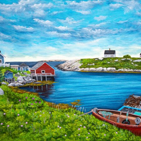 Fisherman's Wharf, Peggy's Cove Print