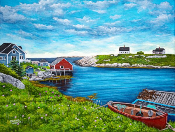 Fisherman's Wharf, Peggy's Cove Print