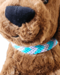 Pet Collar - Macrame - Chevron Pattern
