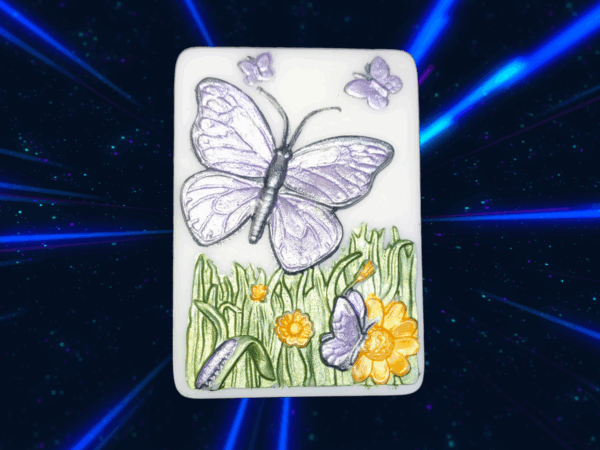 Exotic Escape!! Hand painted triple butter soap set