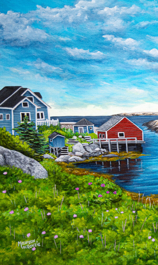 Fisherman's Wharf, Peggy's Cove Print