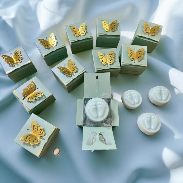 Custom Baby Boy Shower Soap Favours / Savons Personnalisés pour un Baby Shower de Garçon - Free Shipping