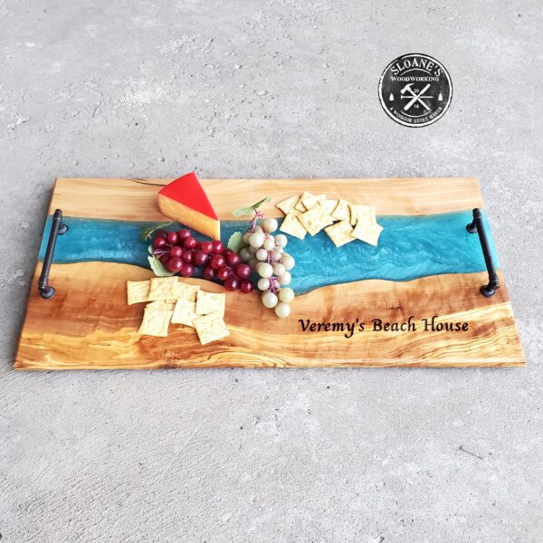 Olive & Epoxy Resin Charcuterie Boards