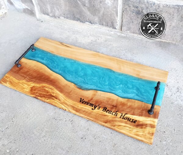 Olive & Epoxy Resin Charcuterie Boards