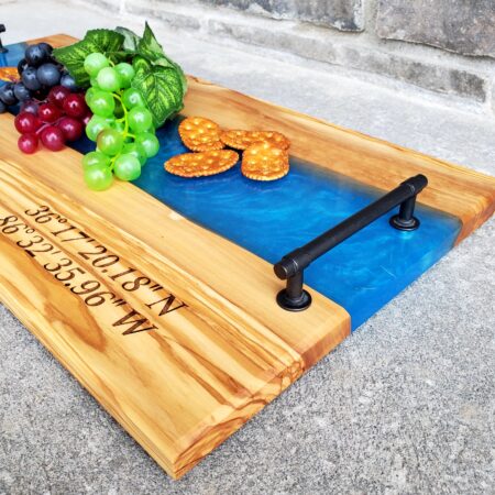 Olive & Epoxy Charcuterie Boards