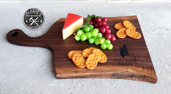 Live Edge Walnut Charcuterie Boards - Personalized