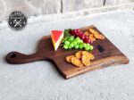 Live Edge Walnut Charcuterie Boards - Personalized
