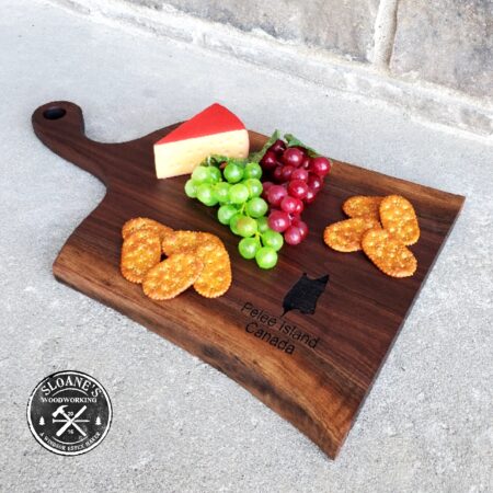 Live Edge Walnut Charcuterie Boards - Personalized