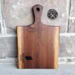 Live Edge Walnut Charcuterie Boards - Personalized