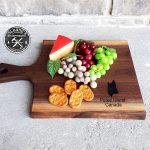 Live Edge Walnut Charcuterie Boards - Personalized