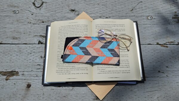 "Tribal" Sunglasses and Eyeglasses Fabric Cases with keychain loop