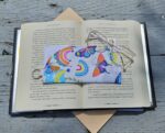 "Butterflies and Rainbows" Sunglasses and Eyeglasses Fabric Cases with keychain loop