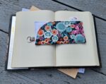 "Night Time Gardens" Sunglasses and Eyeglasses Fabric Case with keychain loop