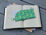 "Moon and Falling Stars" Sunglasses and Eyeglasses Fabric Cases with keychain loop