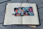 "Night Time Gardens" Sunglasses and Eyeglasses Fabric Case with keychain loop