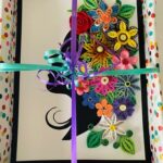 Quilling Love Flowers Woman Face Painting